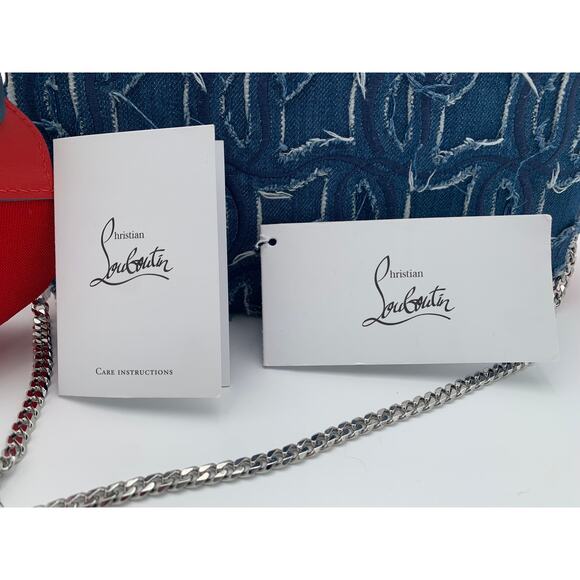❌❌SOLD❌❌Christian Louboutin Denim Hybrid Loubila Bag | NWT - Picture 10 of 10